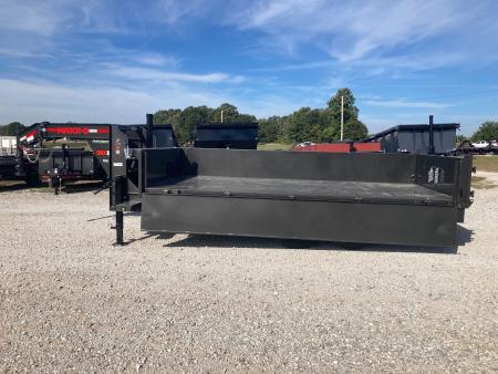 New 2027 MAXX-D 96X16 TANDEM 17.5K GN DECKOVER DUMP W/ 24" FOLD DOWN SIDES, SLIDE IN RAMPS & WIRELESS REMOTE Dump Trailer