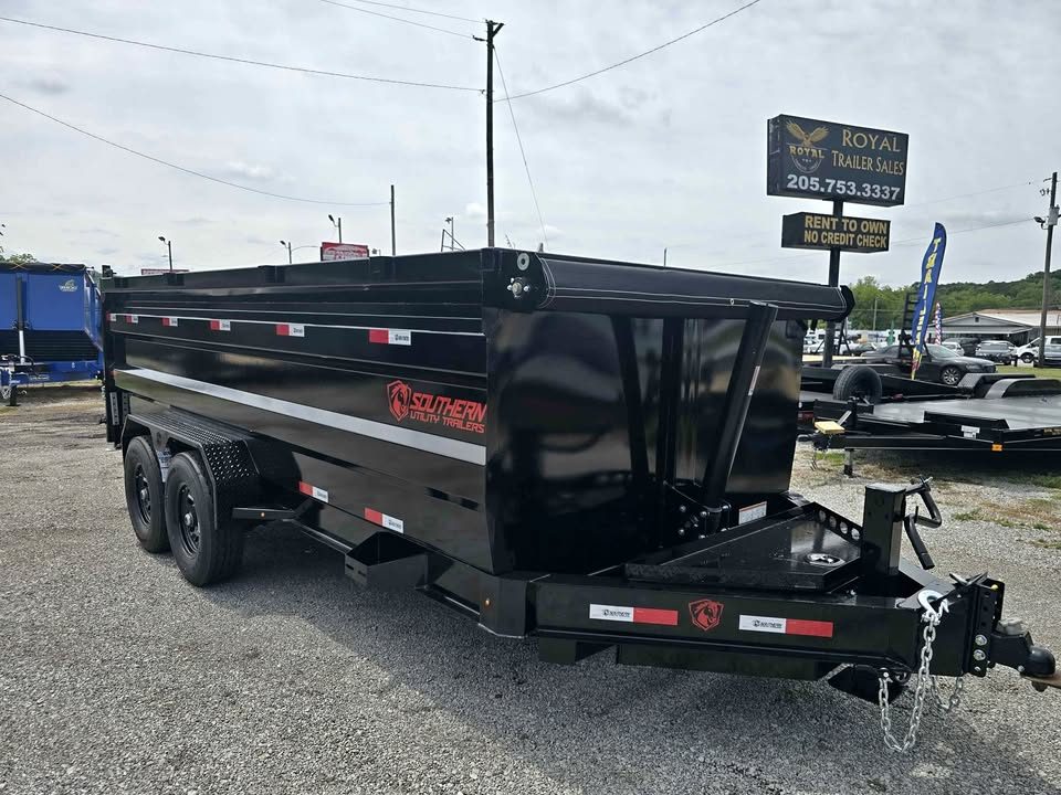 New 2026 7X16X4 3 STAGE TELESCOPIC 7 gauge floor