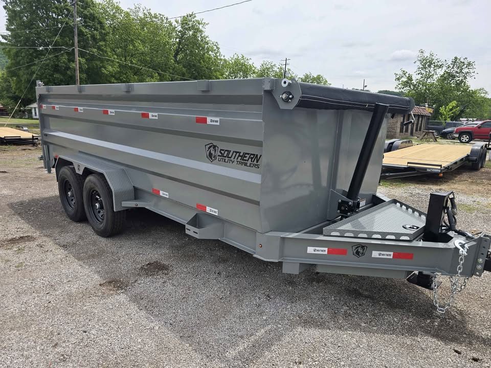 New 2026 7X16X4 3 STAGE TELESCOPIC 7 gauge floor