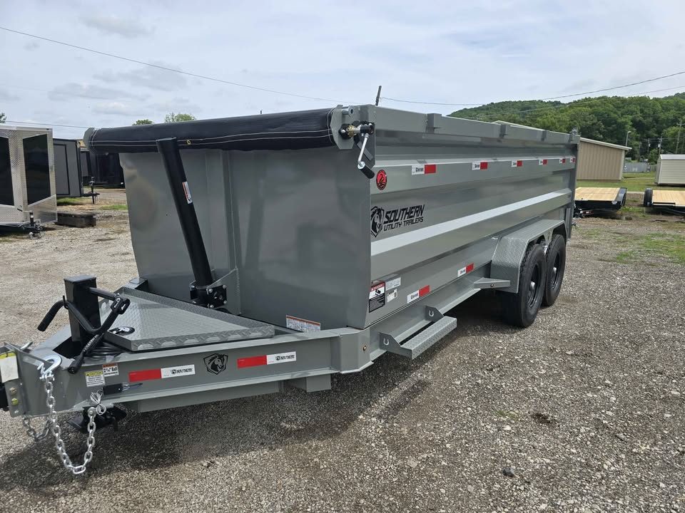 New 2026 7X16X4 3 STAGE TELESCOPIC 7 gauge floor