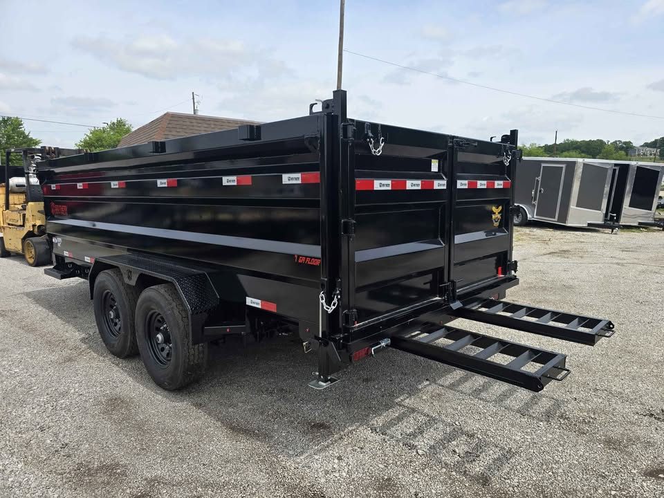 New 2026 7X16X4 3 STAGE TELESCOPIC 7 gauge floor