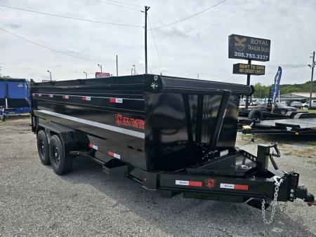 New 2026 7X16X4 3 STAGE TELESCOPIC 7 gauge floor
