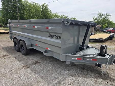 New 2026 7X16X4 3 STAGE TELESCOPIC 7 gauge floor
