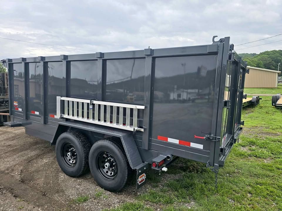 New 2026 7X16X4 14.000LB GVWR 14ply tires