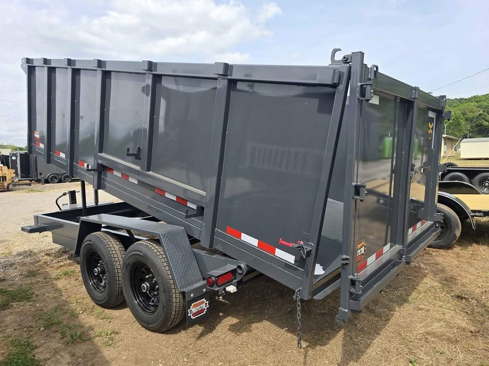 New 2026 7X16X4 14.000LB GVWR 14ply tires
