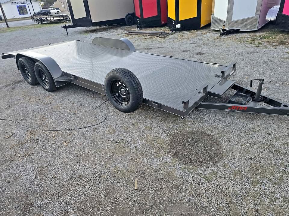 New 2026 82X20 DELUXE MODEL CAR TRAILER