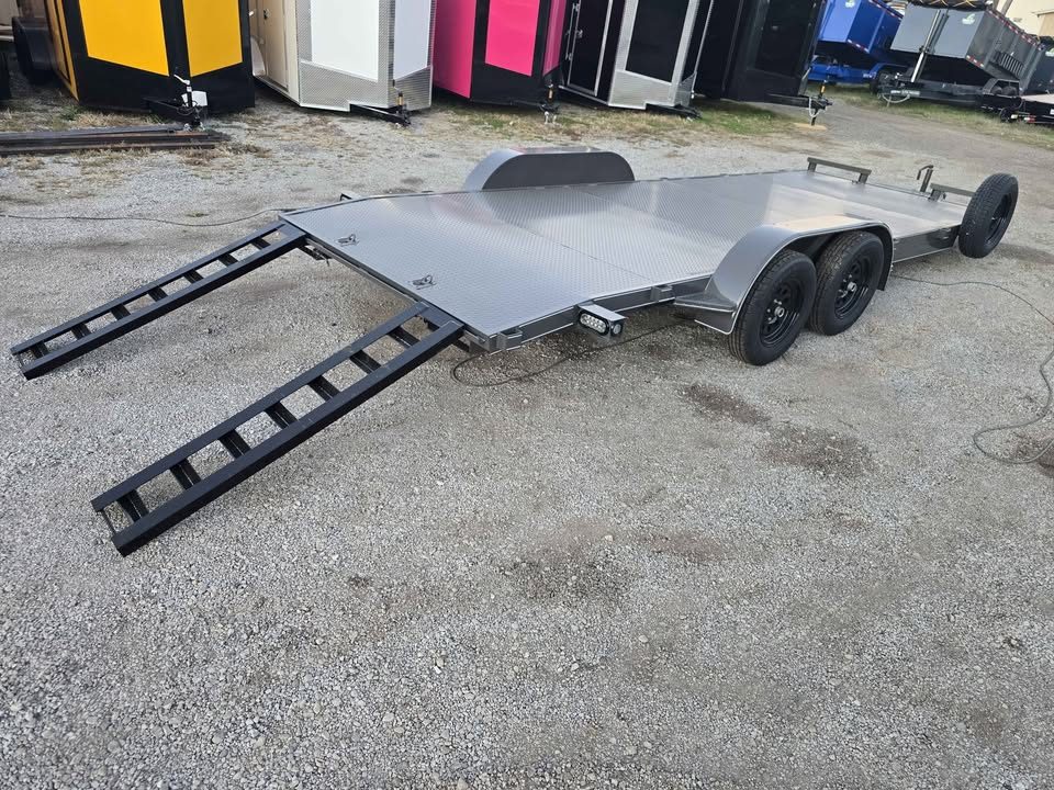 New 2026 82X20 DELUXE MODEL CAR TRAILER