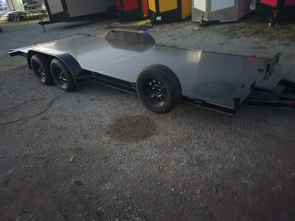 New 2026 82X20 DELUXE MODEL CAR TRAILER
