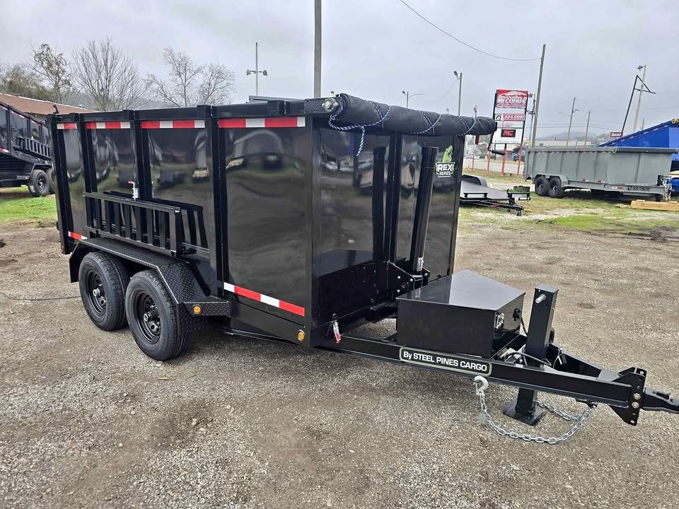 New 2026 6X12X4 10.400 GVWR 3 stage telescopic