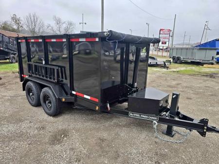 New 2026 6X12X4 10.400 GVWR 3 stage telescopic