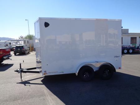 New 2027 Pace American - Out Back DLX - 6x12 V-Nose Tandem Axle 7k Cargo Trailer w/ Rear Ramp Door