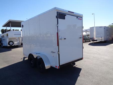 New 2027 Pace American - Out Back DLX - 6x12 V-Nose Tandem Axle 7k Cargo Trailer w/ Rear Ramp Door