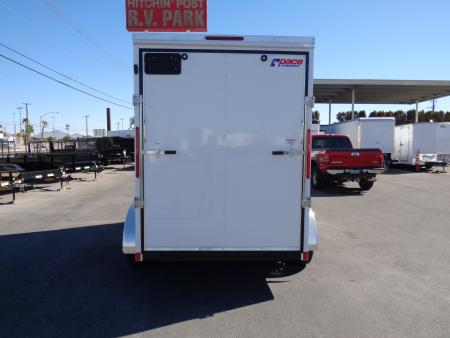 New 2027 Pace American - Out Back DLX - 6x12 V-Nose Tandem Axle 7k Cargo Trailer w/ Rear Ramp Door