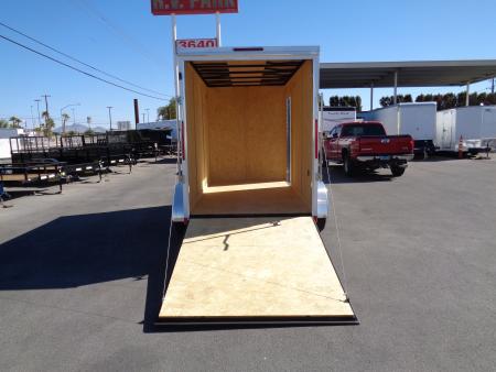 New 2027 Pace American - Out Back DLX - 6x12 V-Nose Tandem Axle 7k Cargo Trailer w/ Rear Ramp Door