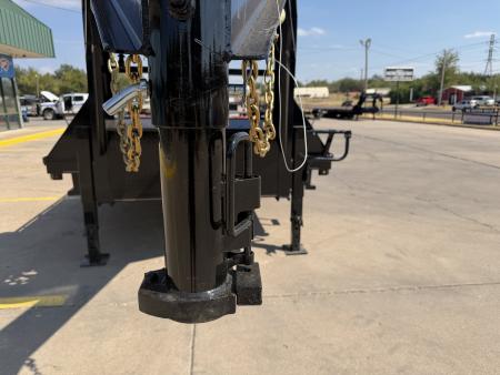 New #144780 2026 MP CUSTOMS 40 X 102 TANDEM AXLE 14K FLATBED GOOSENECK W/ MAXX RAMPS