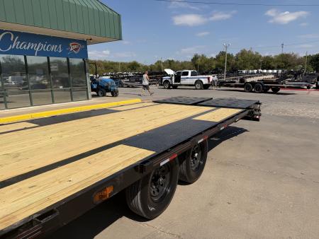 New #144780 2026 MP CUSTOMS 40 X 102 TANDEM AXLE 14K FLATBED GOOSENECK W/ MAXX RAMPS