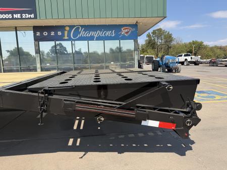 New #144780 2026 MP CUSTOMS 40 X 102 TANDEM AXLE 14K FLATBED GOOSENECK W/ MAXX RAMPS