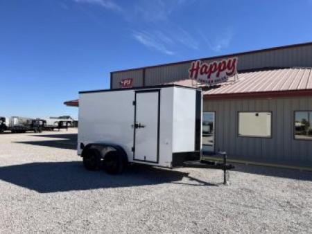 New 2027 Compass 6'x12' Enclosed Cargo Trailer - Indigo DLX