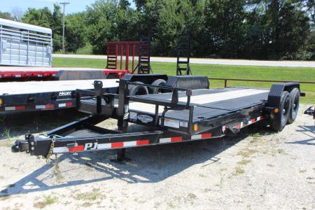 Used 2021 PJ Trailers T6 20' equipment Tilt Trailer