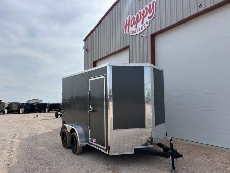 New 2027 Compass 7'x12' Enclosed Cargo Trailer - Indigo DLX