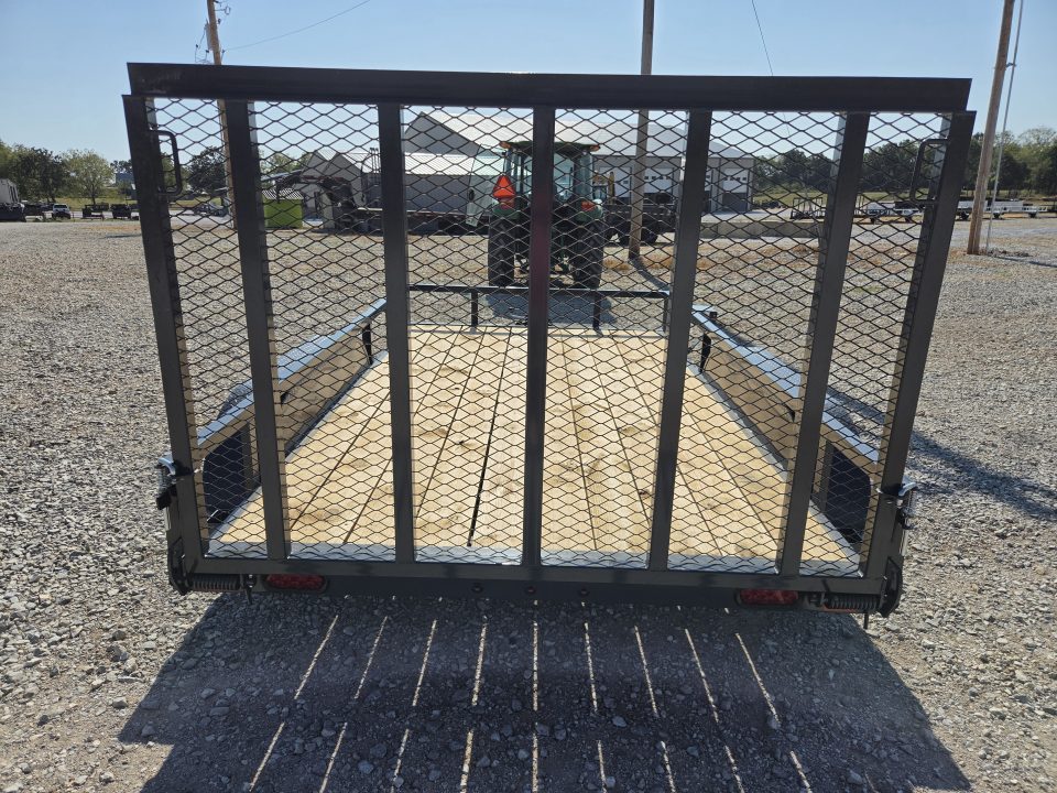 New 2027 Lamar 77X12 TANDEM 7K TUBETOP UTILITY W/4' SPRING GATE