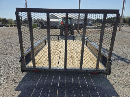 New 2027 Lamar 77X12 TANDEM 7K TUBETOP UTILITY W/4' SPRING GATE