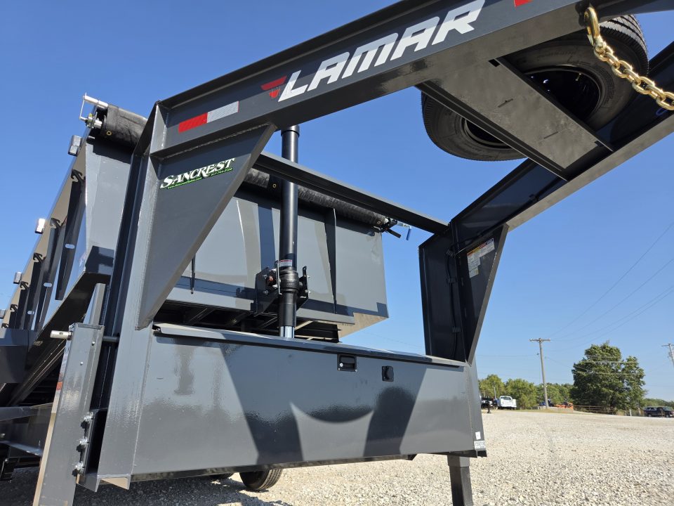 New 2027 Lamar 83X16 TRIPLE 21K GOOSENECK TELESCOPIC DUMP W/36" SIDES & 17.5"/16PLY
