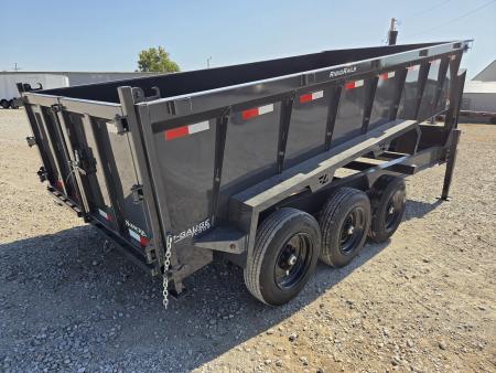 New 2027 Lamar 83X16 TRIPLE 21K GOOSENECK TELESCOPIC DUMP W/36" SIDES & 17.5"/16PLY