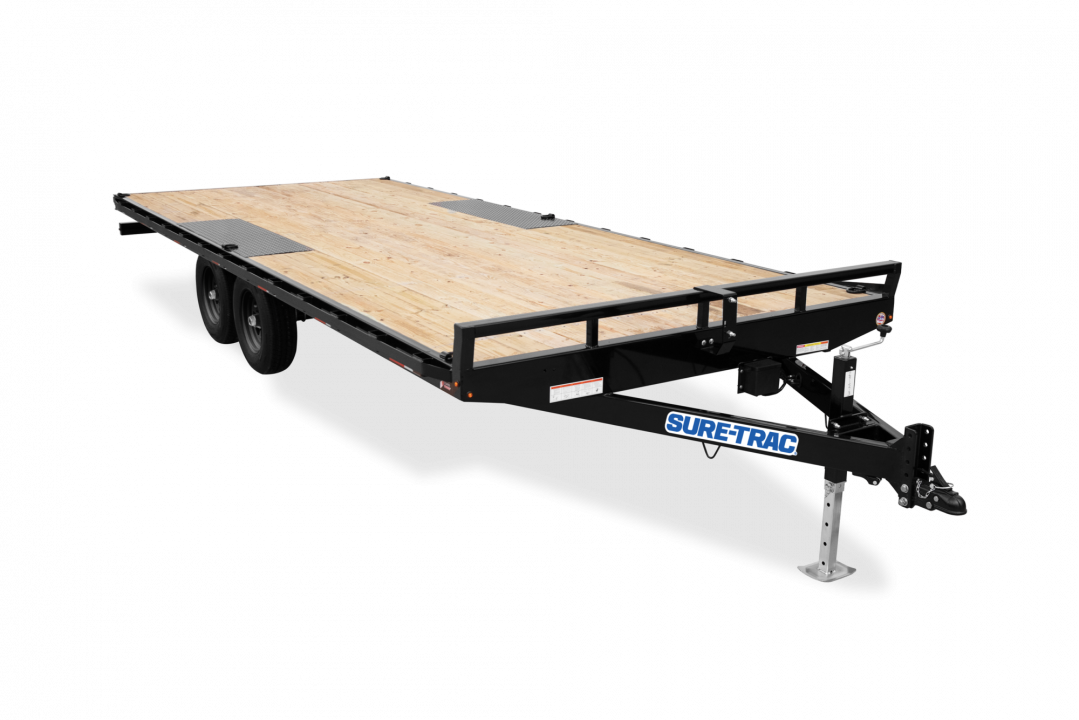 New 2027 Sure-Trac 8.5 X 18 Low Profile Deckover  Flatbed 10K