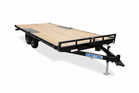 New 2027 Sure-Trac 8.5 X 18 Low Profile Deckover  Flatbed 10K