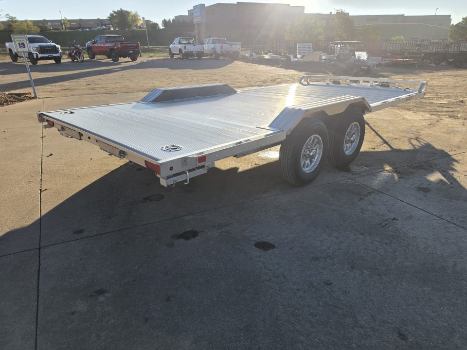 New 2027 Aluma WB18H-TA-EL-DOF-R-RR-RTD Flatbed Trailer