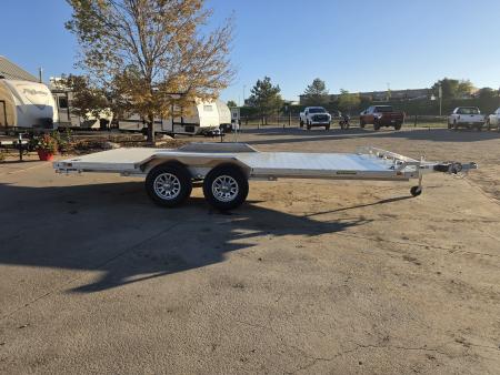 New 2027 Aluma WB18H-TA-EL-DOF-R-RR-RTD Flatbed Trailer