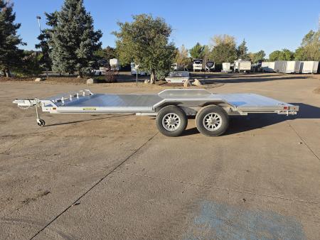 New 2027 Aluma WB18H-TA-EL-DOF-R-RR-RTD Flatbed Trailer