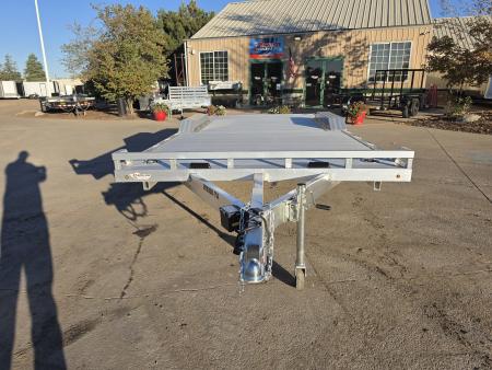 New 2027 Aluma WB18H-TA-EL-DOF-R-RR-RTD Flatbed Trailer