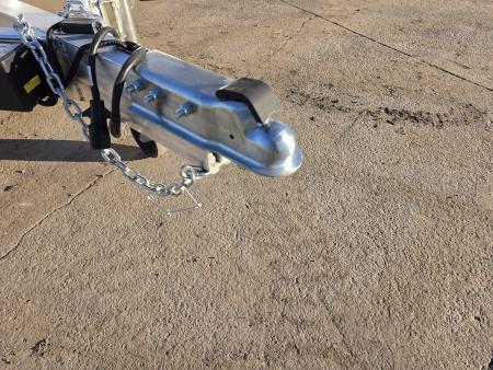 New 2027 Aluma WB18H-TA-EL-DOF-R-RR-RTD Flatbed Trailer