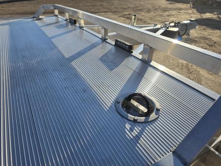 New 2027 Aluma WB18H-TA-EL-DOF-R-RR-RTD Flatbed Trailer