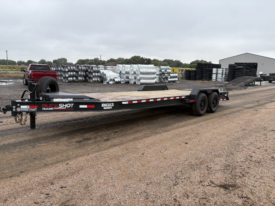 New 2027 Buckshot MFG Big83 22R Equipment Trailer