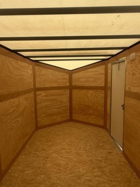 New 2027 Stealth 7 X 16 Cargo / Enclosed Trailer with Ramp Door and 6ft 6in interior Height Light Lid Roof
