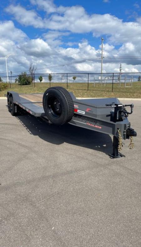 New Horizon 102 W x 24'L Tilt Deck Equipment Trailer 21,000LB, 10K Axles, 17.5  Tires, Spare