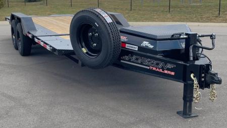 New Horizon 102 W x 22'L Tilt Deck Equipment Trailer 21,000LB, 10K Axles, 17.5  Tires, Spare