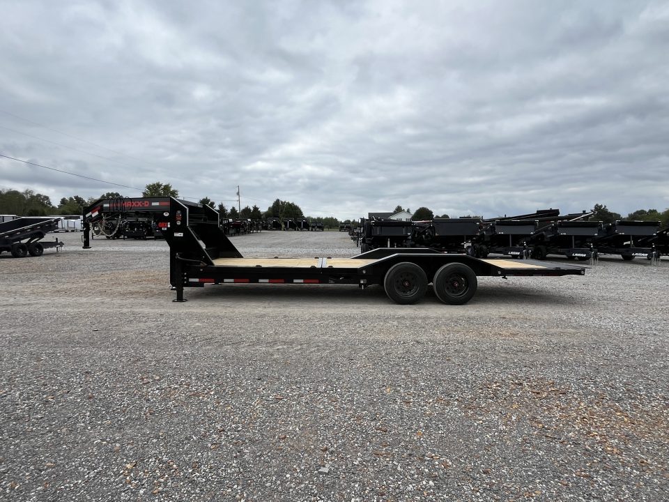 New 2027 MAXX-D 102"X24' 18K Gooseneck Tilt Equipment Trailer