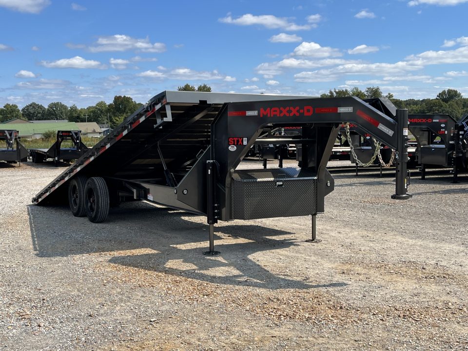 New 2027 MAXXD 102"x24' Gooseneck Deckover Tilt Trailer | 21K GVWR