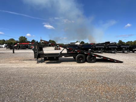 New 2027 MAXXD 102"x24' Gooseneck Deckover Tilt Trailer | 21K GVWR