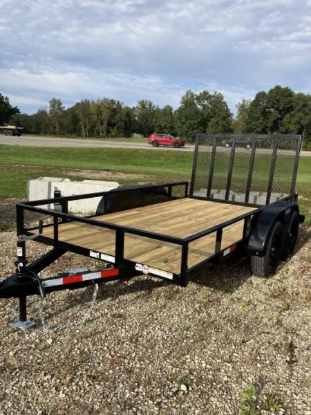 New 2027 Triple Crown Trailers 6x12 Tandem Axle 6000 GVWR Utility Trailer