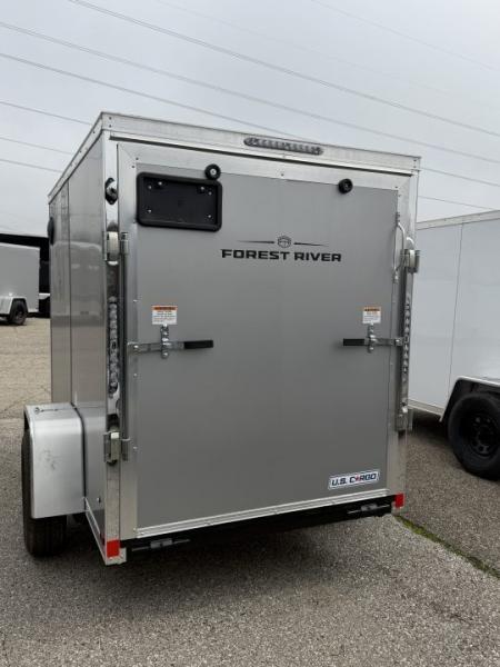 New 2027 US Cargo 5 x 8 Enclosed Trailer w/ Ramp Door with 5ft 6IN interior- side door(Single) Cargo / Enclosed Trailer- UPGRADESr