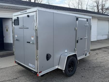 New 2027 US Cargo 5 x 10 Enclosed Trailer Ramp Door with 5FT 6IN INTERIOR - Screwless Exterior w/Upgraded Options