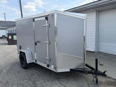 New 2027 US Cargo 5 x 10 Enclosed Trailer Ramp Door with 5FT 6IN INTERIOR - Screwless Exterior w/Upgraded Options