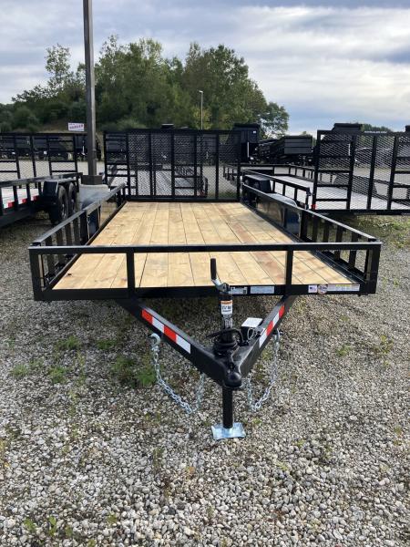 New 2027 Triple Crown Trailers 7x18 7000 GVWR w/Removable Side Load Ramps ATV Trailer