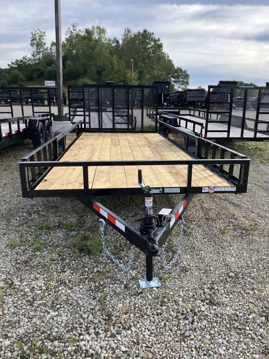 New 2027 Triple Crown Trailers 7x18 7000 GVWR w/Removable Side Load Ramps ATV Trailer