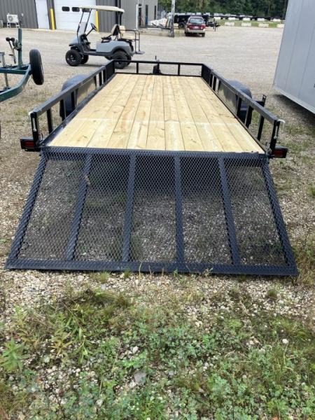 New 2027 Triple Crown Trailers 7x18 7000 GVWR w/Removable Side Load Ramps ATV Trailer